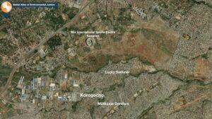 Areal view of Korogocho for International Girls Day 2025