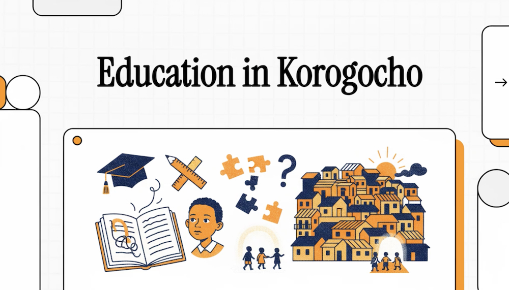 Education in Korogocho – Titel Illustration createtd by notebooklm